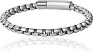 Lucky Brand Silver-Tone Box Chain Bracelet