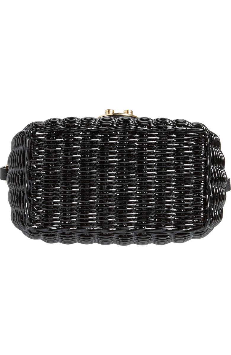 Miu Miu Midollino Woven Wicker Bag, Alternate, color,