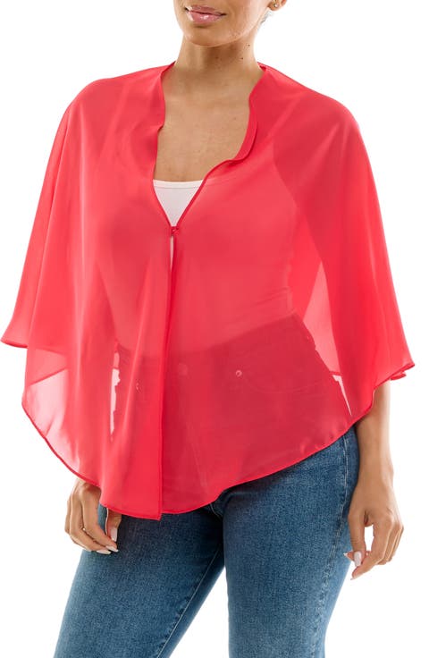 Chiffon Capelet
