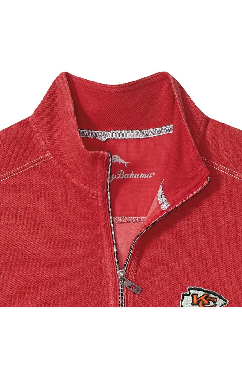 Tommy Bahama Men's Tommy Bahama Red Kansas City Chiefs Big & Tall Montego Bay Half-Zip Pullover, Alternate, color, Red