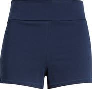 SKIMS Stretch Cotton Jersey Foldover Shorts