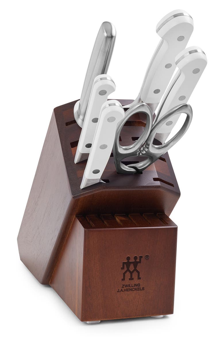 Pro Le Blanc 7-Piece Knife Block Set, Main, color, SILVER