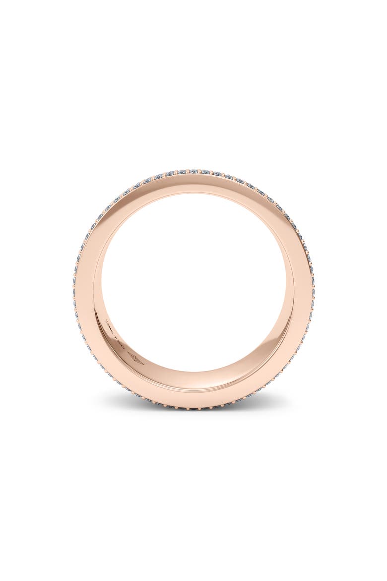 50/50 Fluted Lab Grown Diamond Ring, Alternate, color, 18K ROSE GOLD