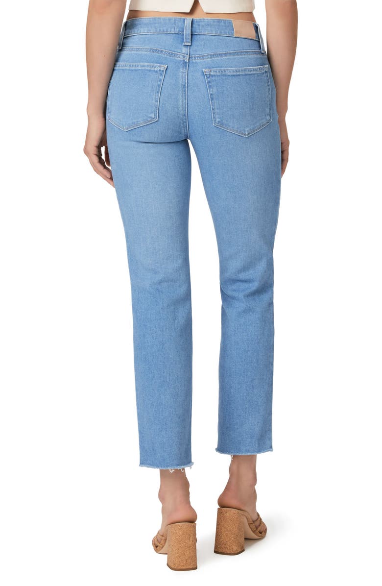 PAIGE Amber Raw Hem Cropped Flare Leg Jeans, Alternate, color, 