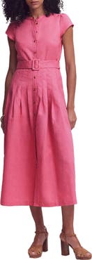 Boden Arabella Linen Blend Maxi Dress