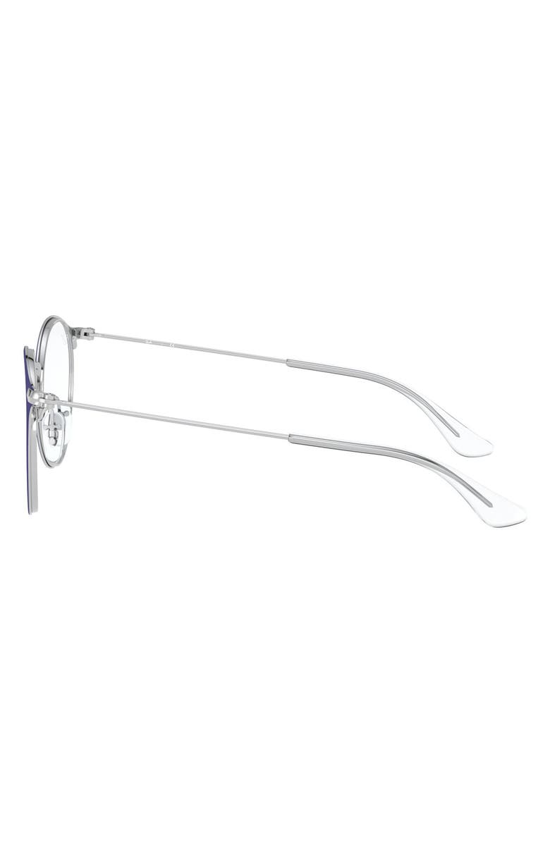 Ray-Ban Kids' 48mm Round Optical Glasses, Alternate, color,