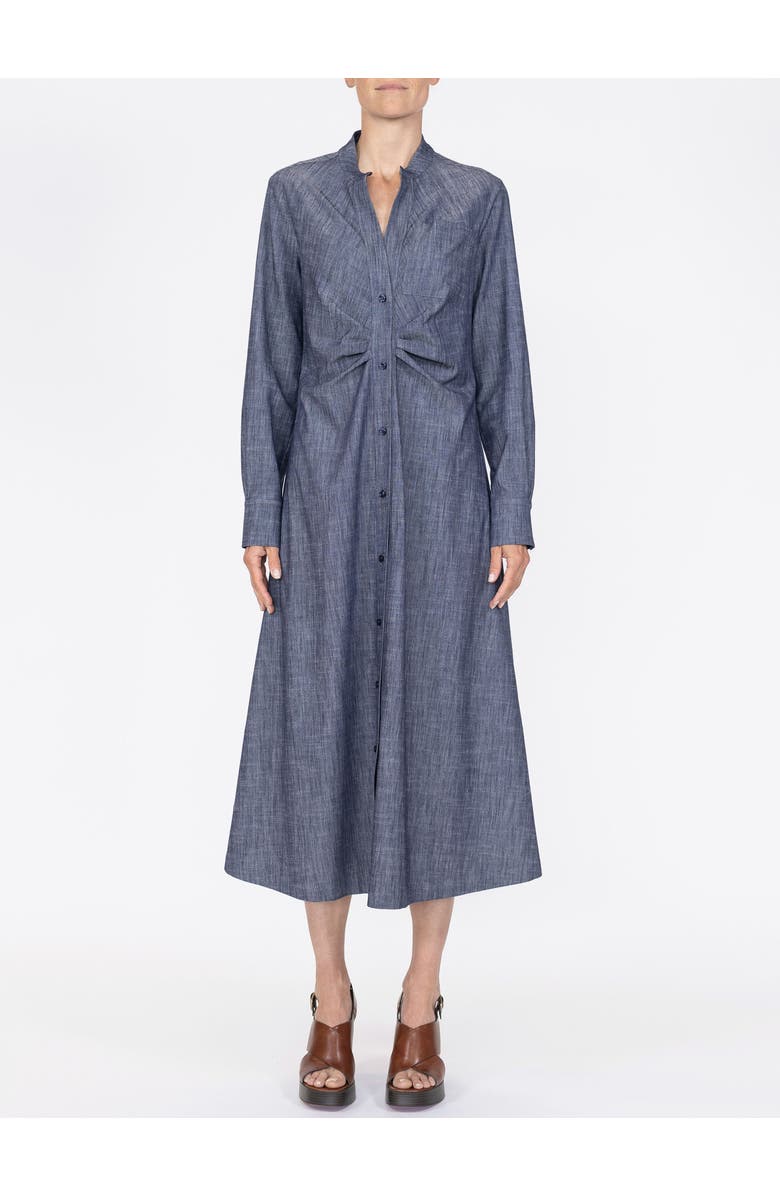 Callas Milano Genny  Long sleeve shirt dress, Alternate, color, Navy