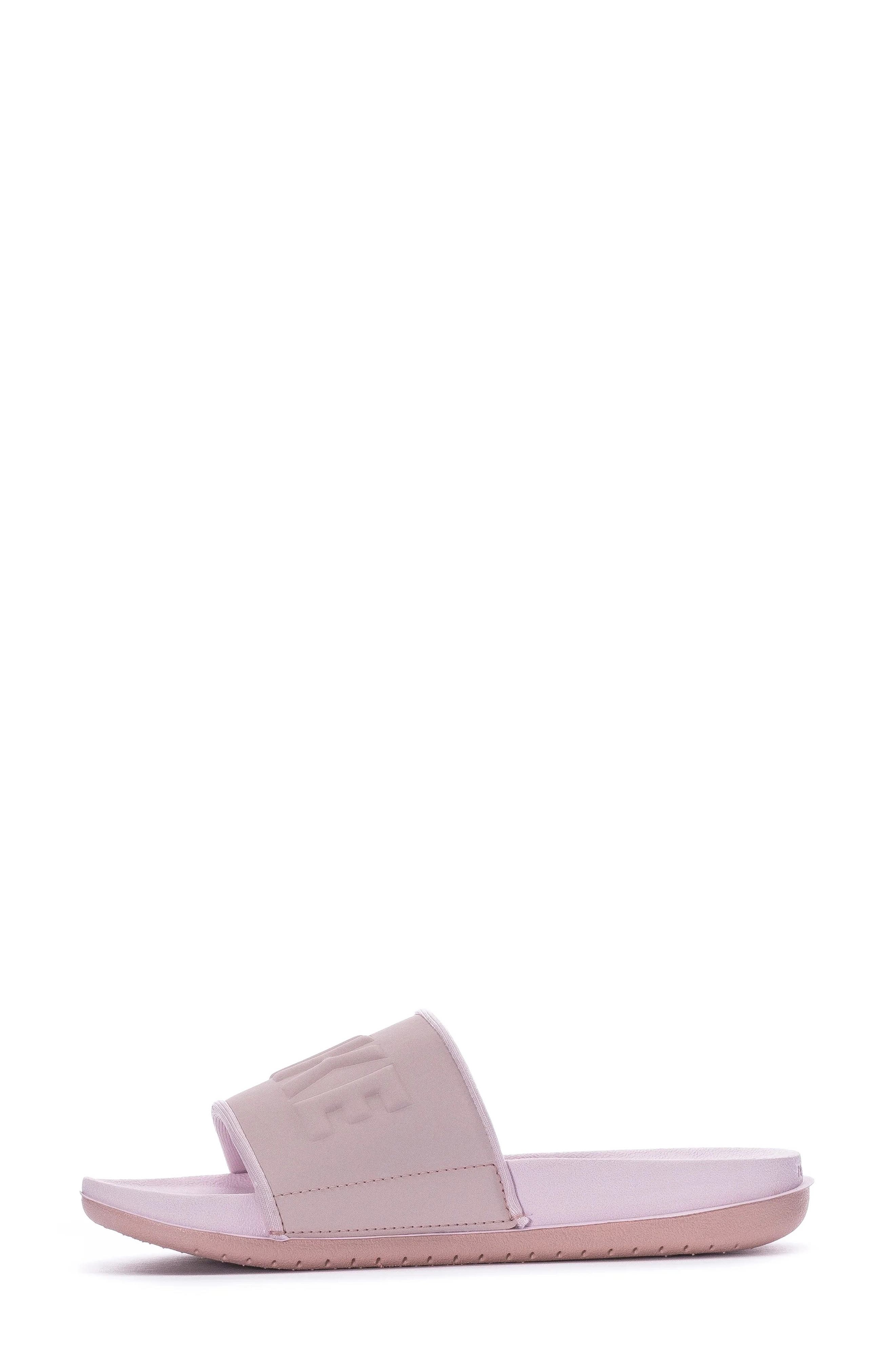 Offcourt Sport Slide, Alternate, color, BARELY ROSE/ PINK OXFORD