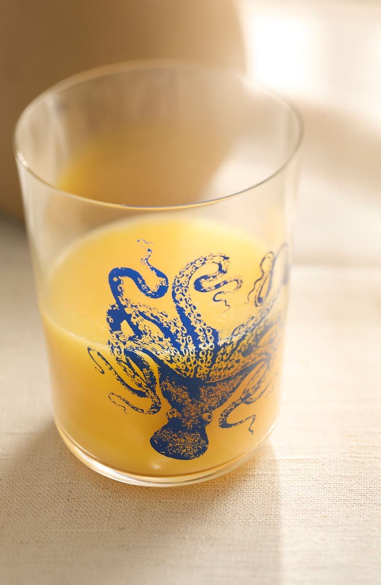 Caskata Lucy Blues Small Drinking Glass Set of 4, Alternate, color, Clear