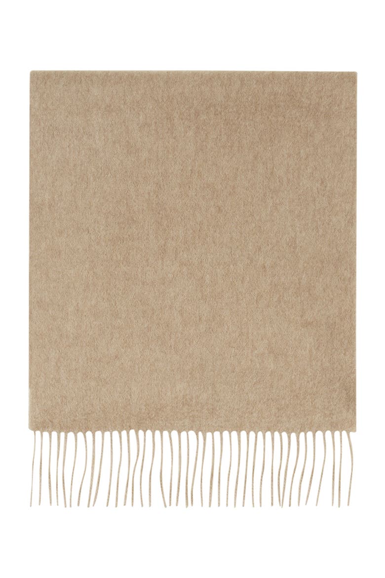 Two-Tone Cashmere Scarf, Alternate, color, Beige/Camel
