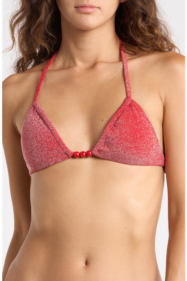 Bali Triangle Bikini Top, Main, color, FLAME