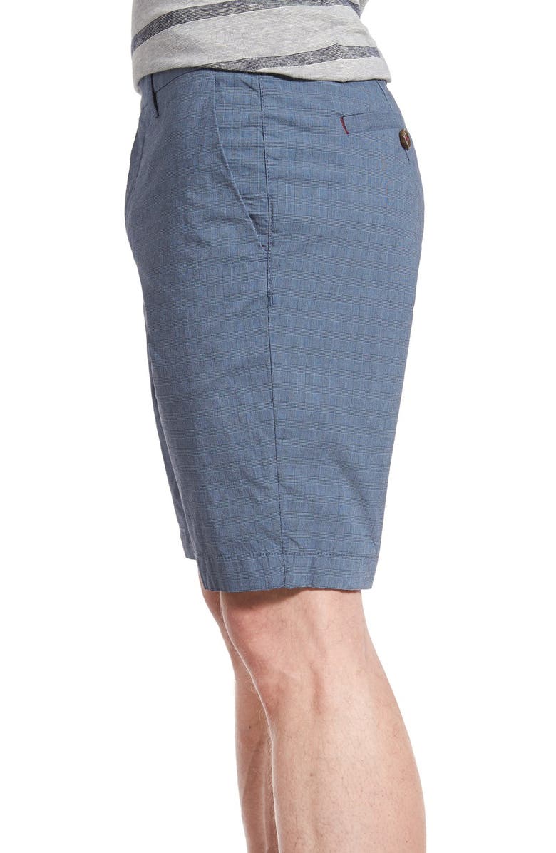 Ted Baker London 'Erupten' Print Stretch Cotton Shorts, Alternate, color, Blue