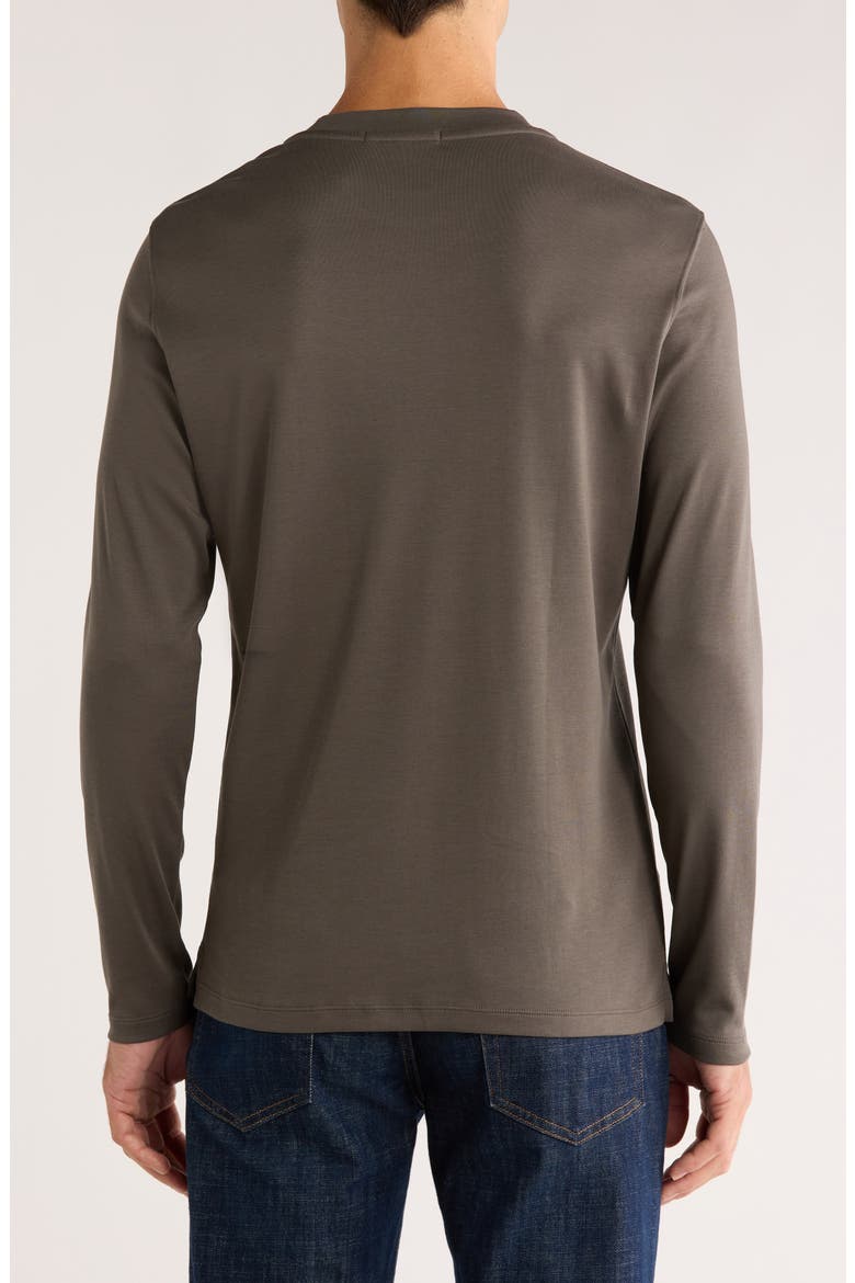 Georgia Long Sleeve T-Shirt, Alternate, color, BELUGA