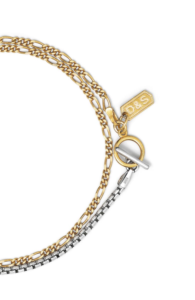 Degs & Sal Men's Layered Chain Bracelet, Alternate, color,