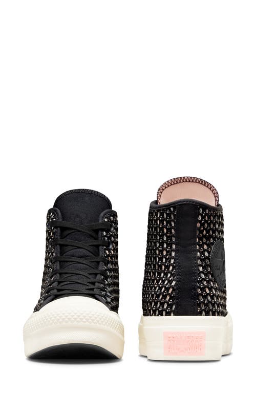 Converse Chuck Taylor® All Star® Lift High Top Sneaker In Black/egret/black