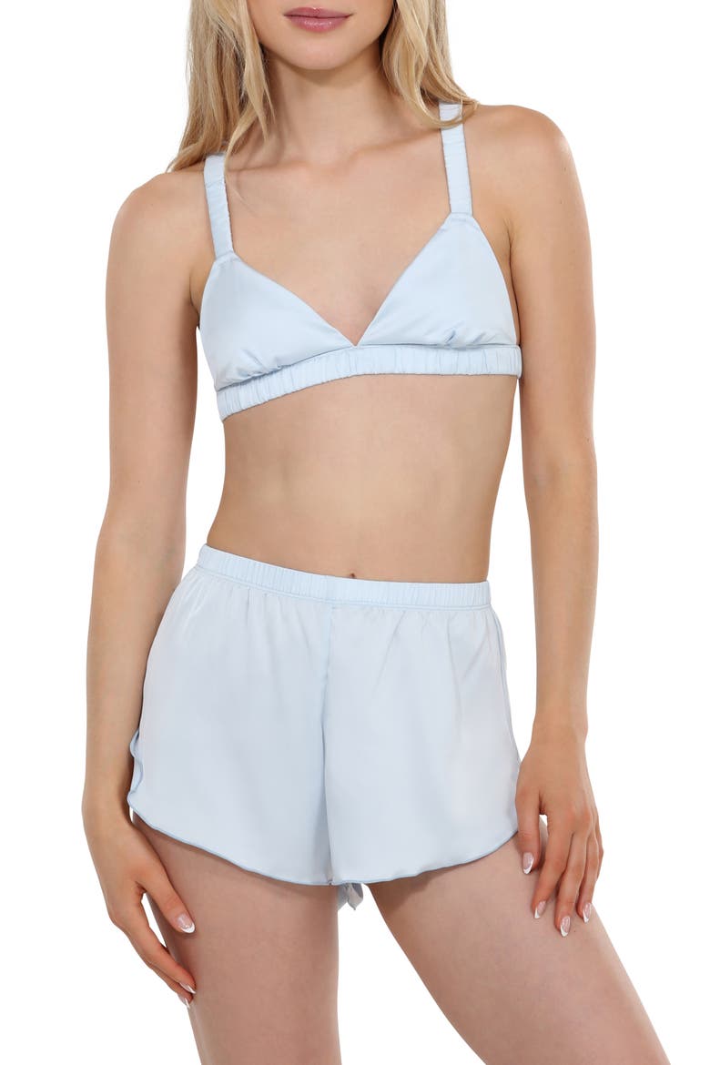 Love Story Bra & Shorts Set, Main, color, HONEYMOON
