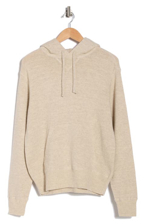 Wool Blend Hooded Sweater