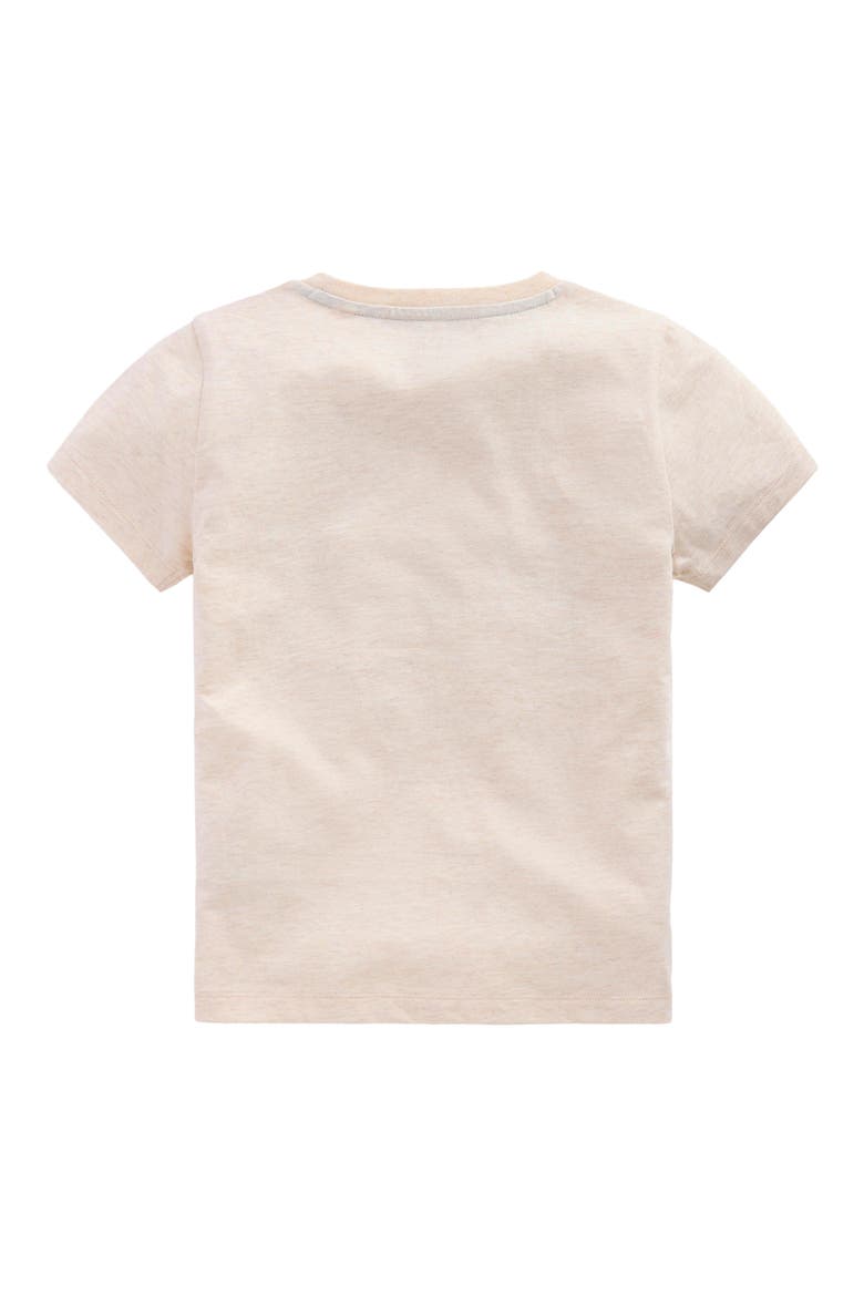 Kids' Linear Stitch T-Shirt, Alternate, color, OATMEAL MARL HOLIDAY