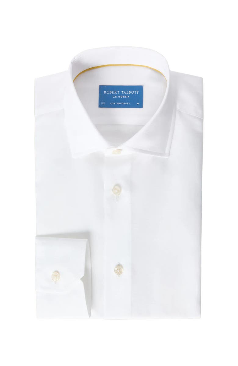 Robert Talbott Reynolds Cotton/Linen Contemporary Fit Shirt, Alternate, color, 