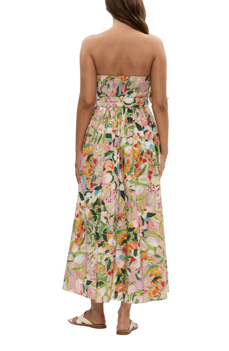 Brave+True Avalon Floral Print Strapless Dress, Alternate, color, Zoes Garden