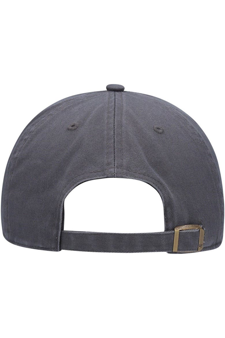 Men's '47 Charcoal Houston Rockets Team Clean Up Adjustable Hat, Alternate, color, Charcoal
