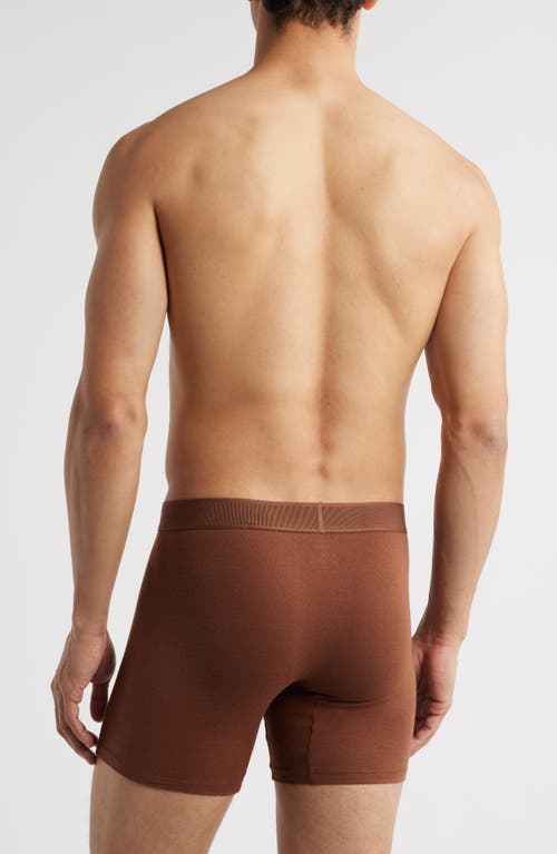 Savage X Fenty Shadow Fit Boxer Briefs In Dry Poppy Brown