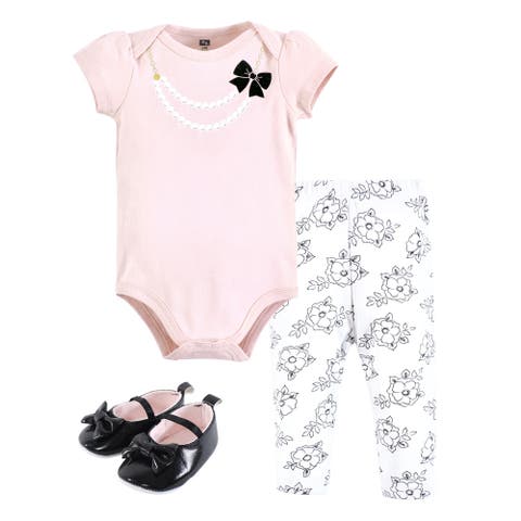 Soft Cotton Collection Bodysuit, Pants, and Footwear Collection