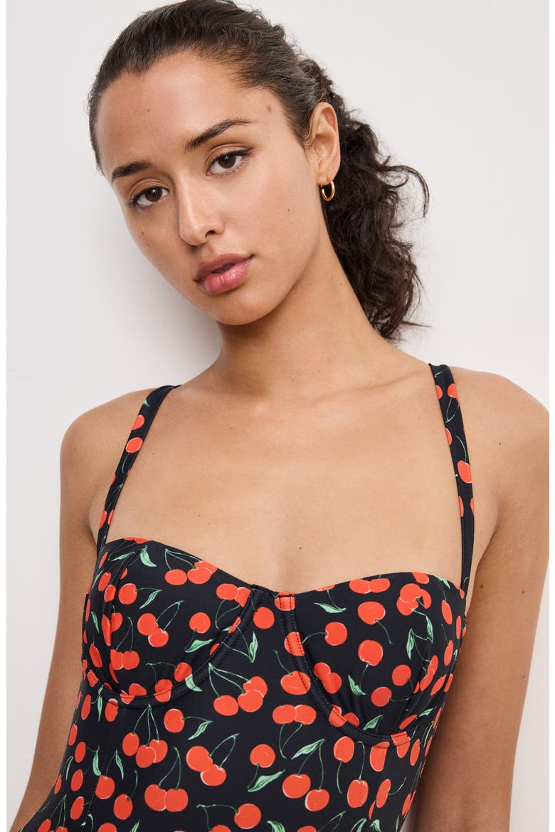 Good American Cherry Underwire One-Piece Swimsuit (Women) | Nordstrom