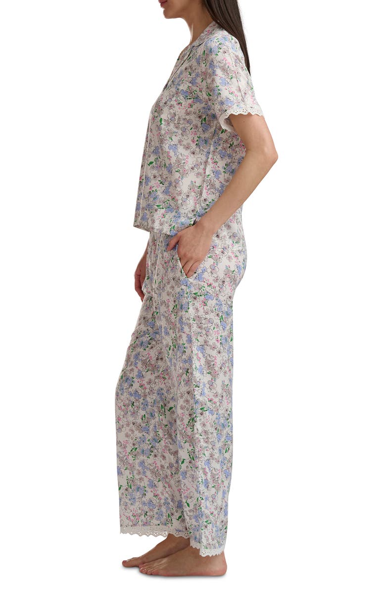 Splendid Notch Collar Crop Pajamas, Alternate, color,