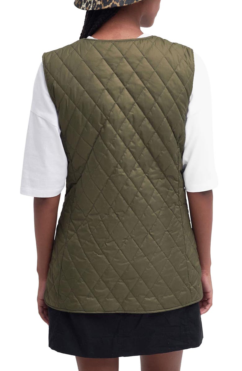 BARBOUR X GANNI Betty Reversible Quilted Vest, Alternate, color, 