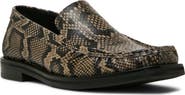 Steve Madden Chester Snake Embossed Leather Loafer