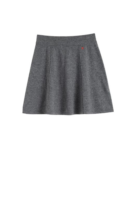 Chinti & Parker Wool-cashmere Mini Skirt In Gray