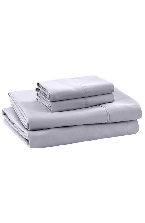 Solid Microfiber Sheet Set