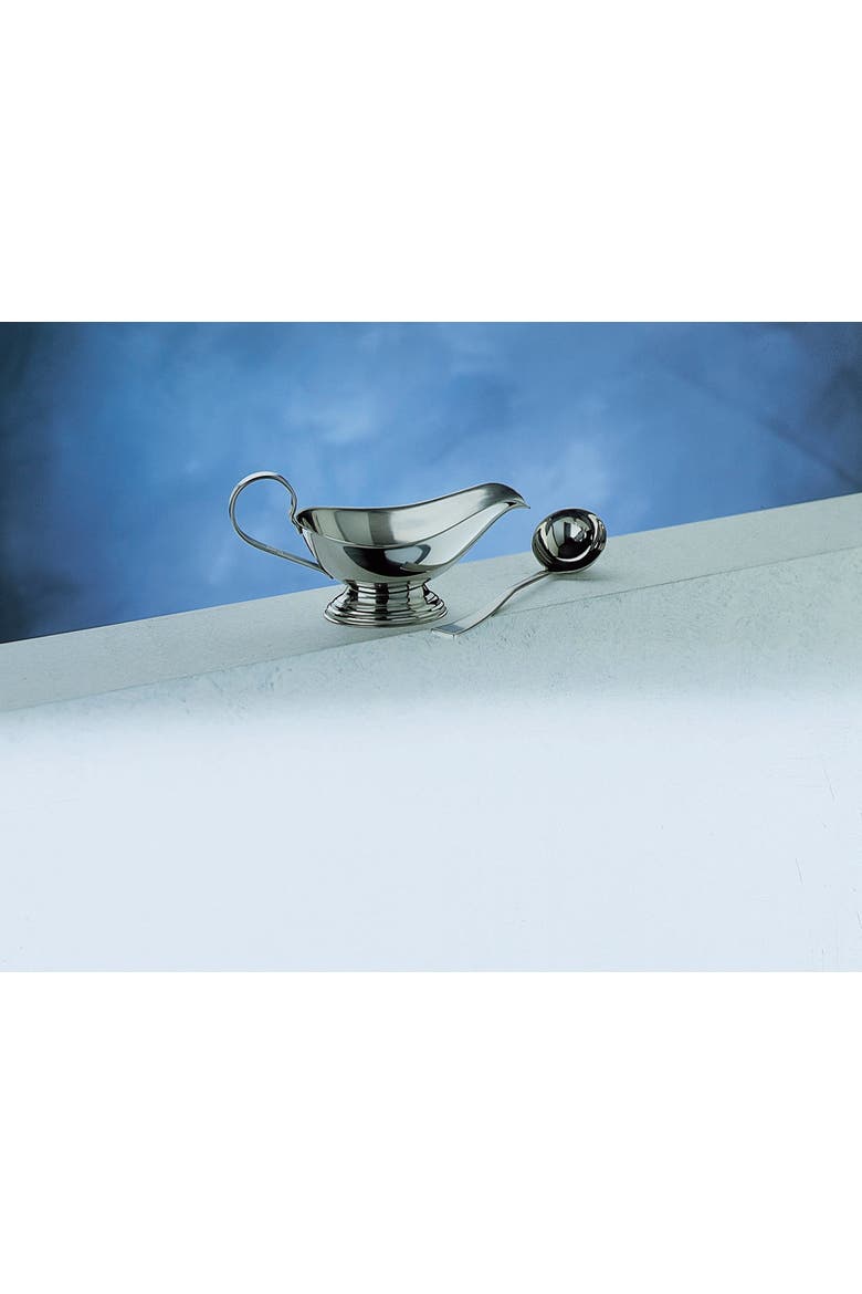 Aladino Gravy Boat, Alternate, color, Silver
