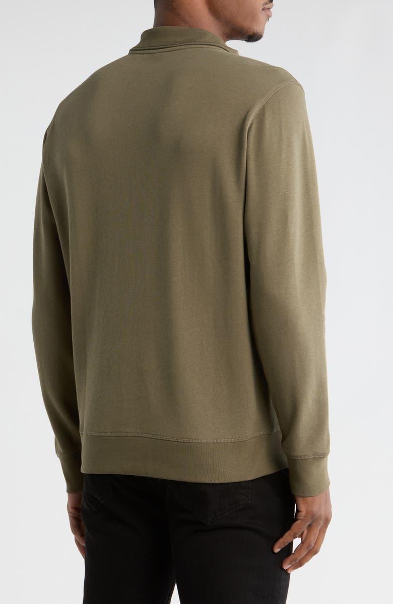 BOSS Zetrust Quarter Zip Pullover, Alternate, color, Open Green
