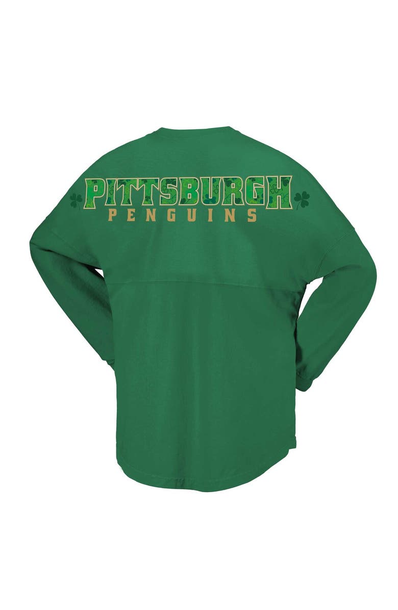 FANATICS Women's Fanatics Branded Kelly Green Pittsburgh Penguins St. Patrick's Day Spirit Jersey T-Shirt, Alternate, color, Kelly Green