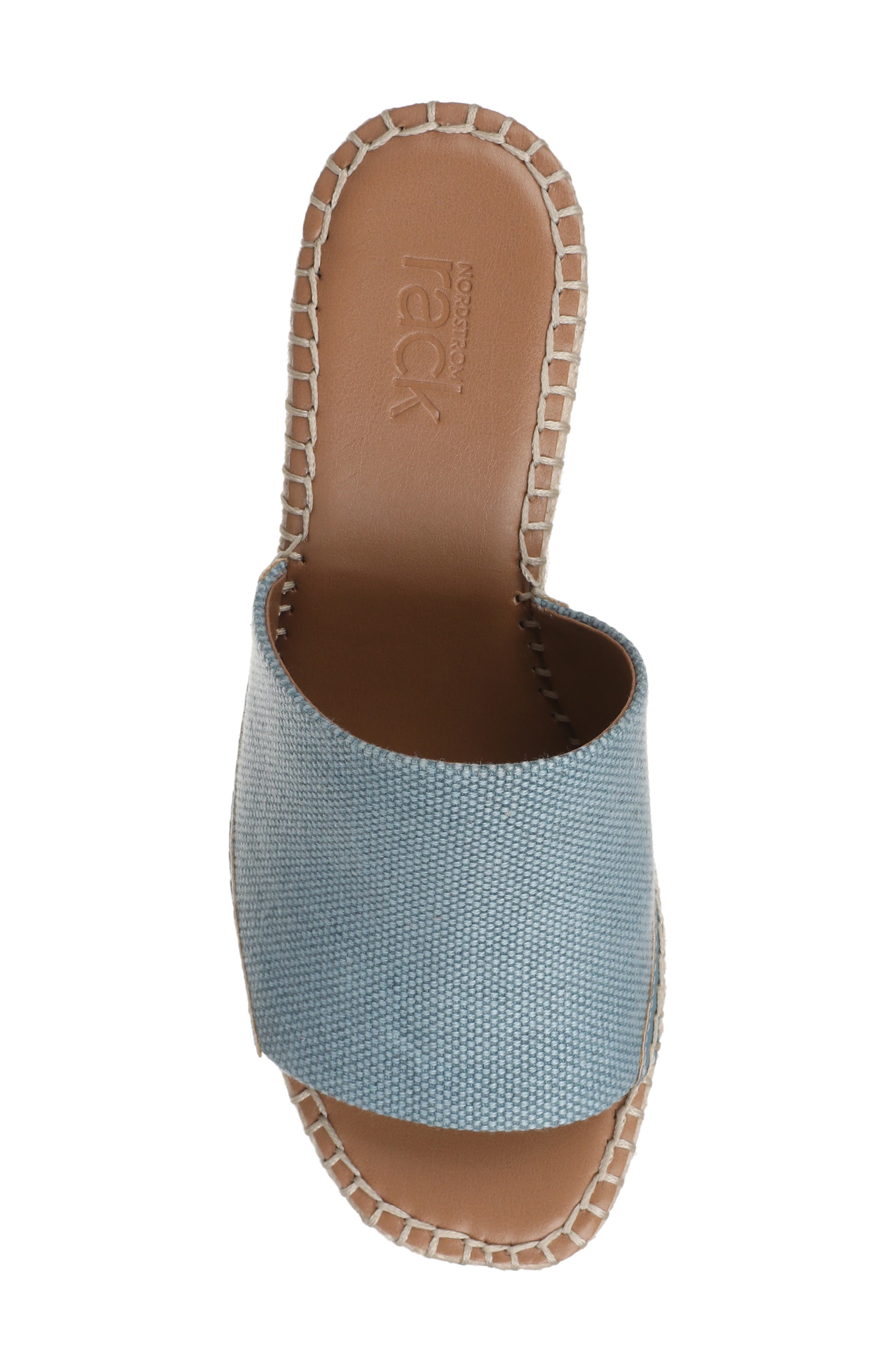 Claire Jute Wedge Slide Sandal, Alternate, color, BLUE DENIM