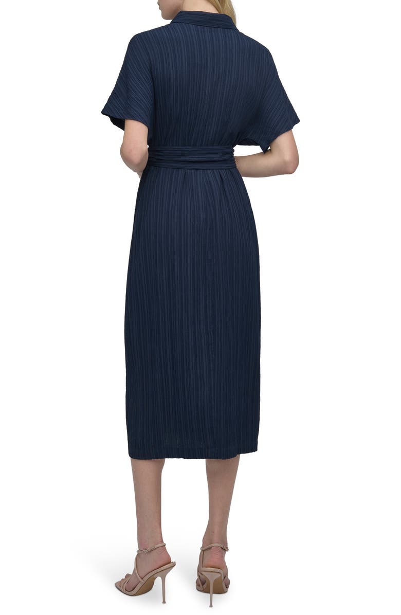 Crushed Dobby Shirtdress