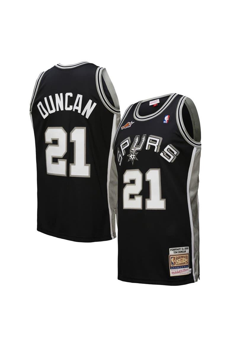 Mitchell & Ness Men's Mitchell & Ness Tim Duncan Black San Antonio
