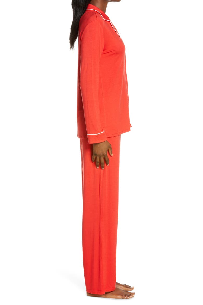 Moonlight Dream Pajamas, Alternate, color, RED BLOOM