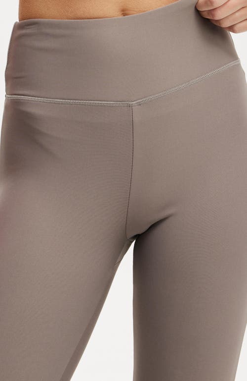 Cotton On Body Fleece Lined Split Leg Flare In Desert Grey