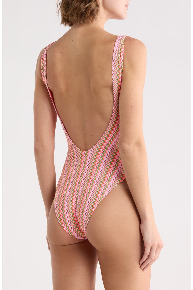 Claire One Piece Swimsuit, Alternate, color, OPEN PINK