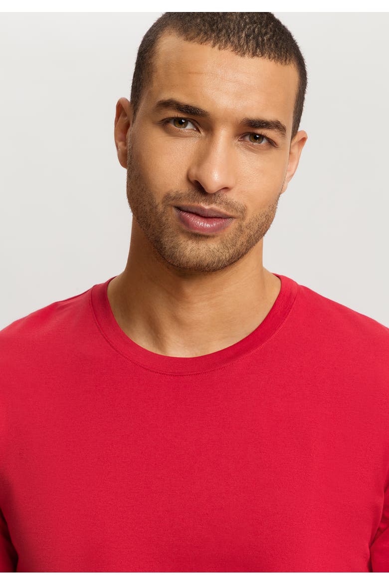 Living Shirts Cotton Crew Neck Top, Alternate, color, Baked Apple