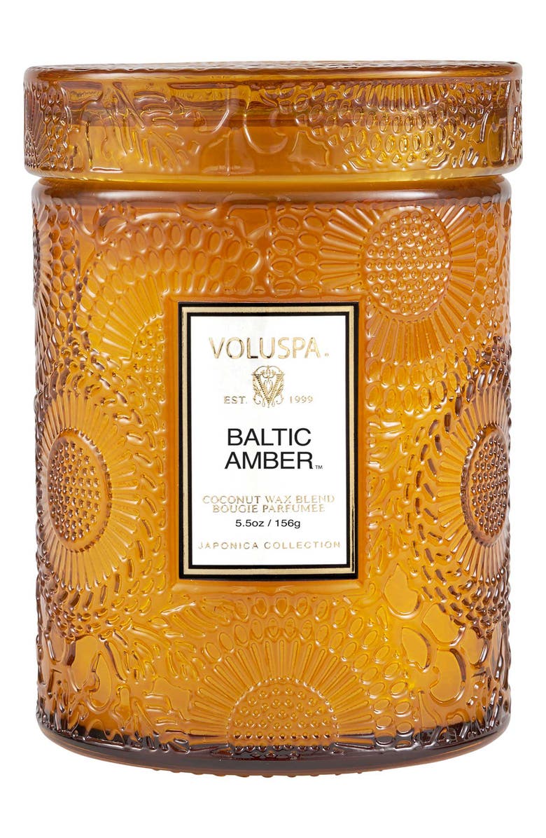 Voluspa Baltic Amber Small Jar Candle, Main, color, Baltic Amber