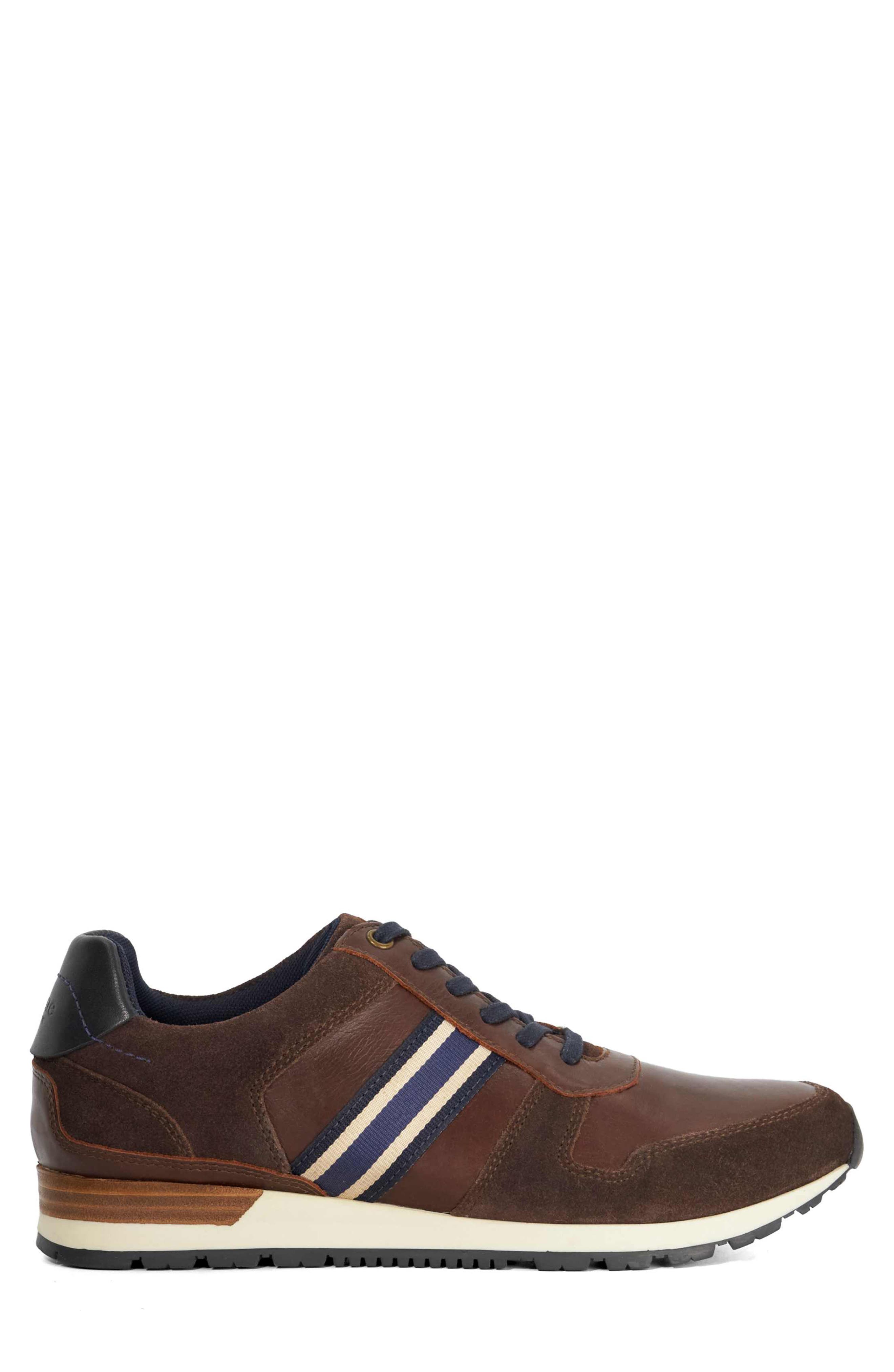 Dune London Talay Sneaker, Alternate, color, Brown