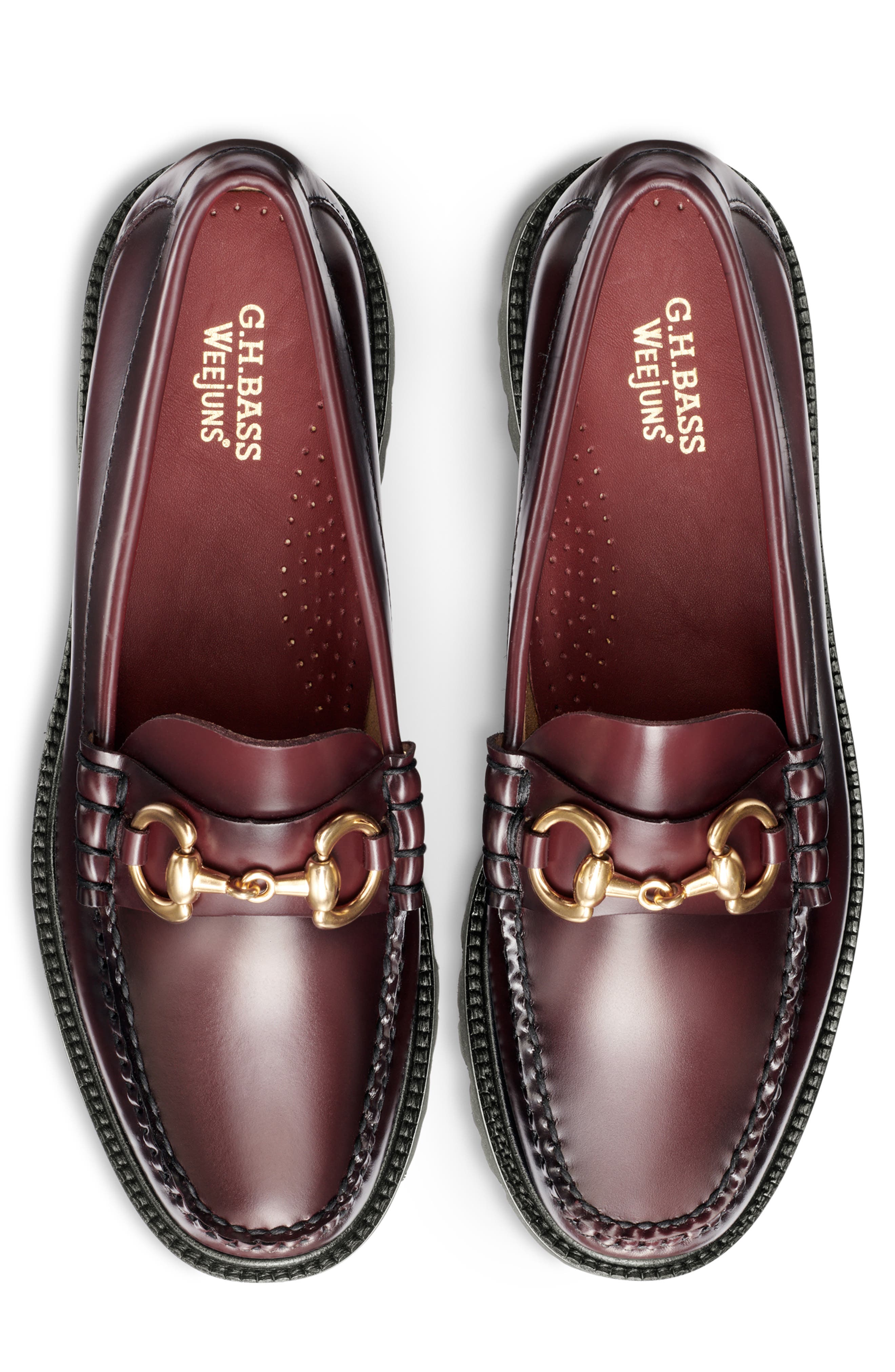 G.H.BASS Lincoln Super Bit Loafer, Alternate, color, Wine