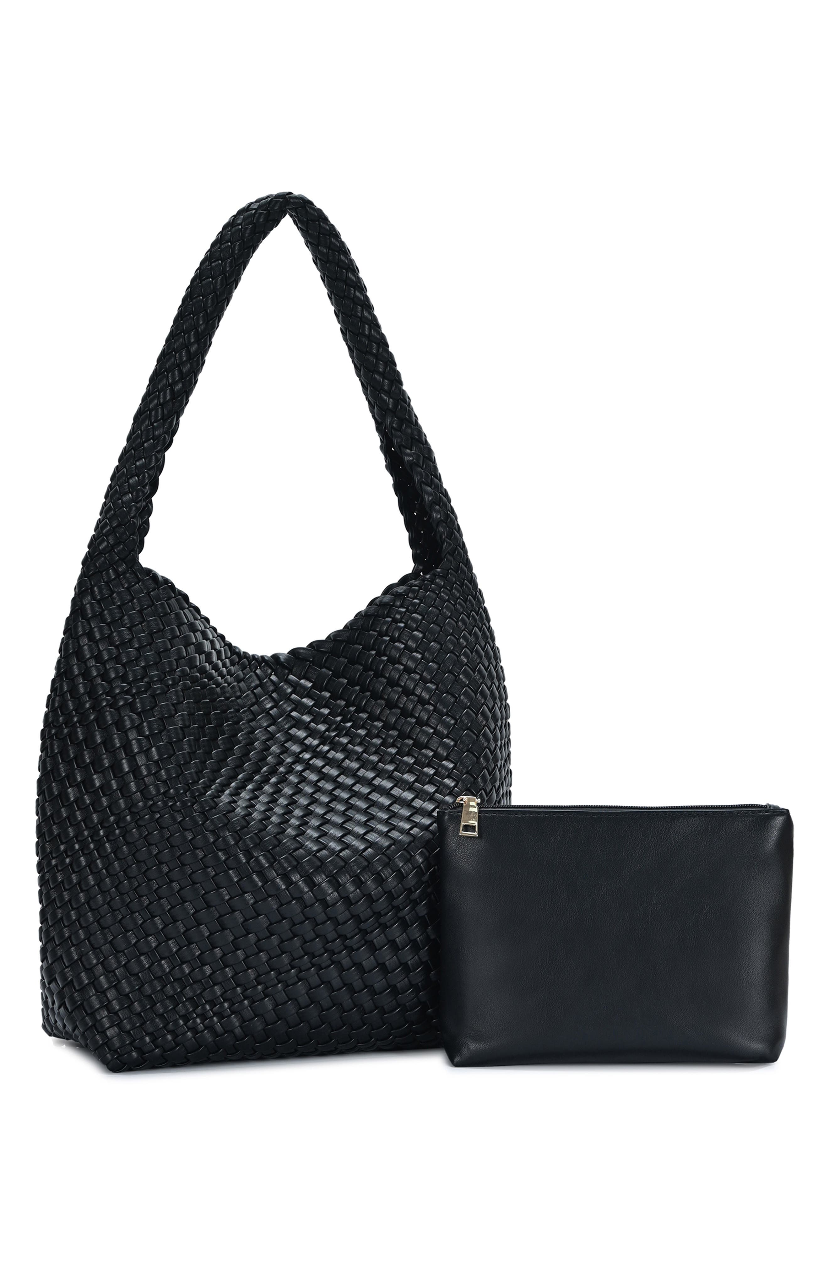 Antik Kraft Woven Hobo Bag with Pouch