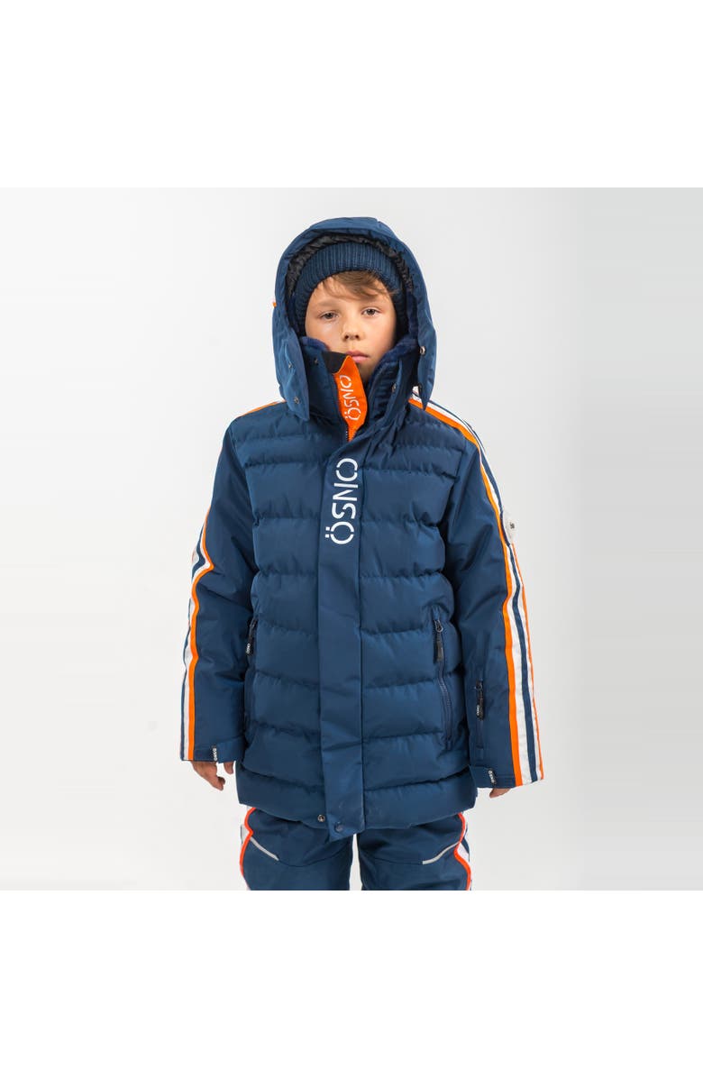 ÖSNO Lex Performance Snowsuit Jacket and Snowpants, Alternate, color, Navy Blue