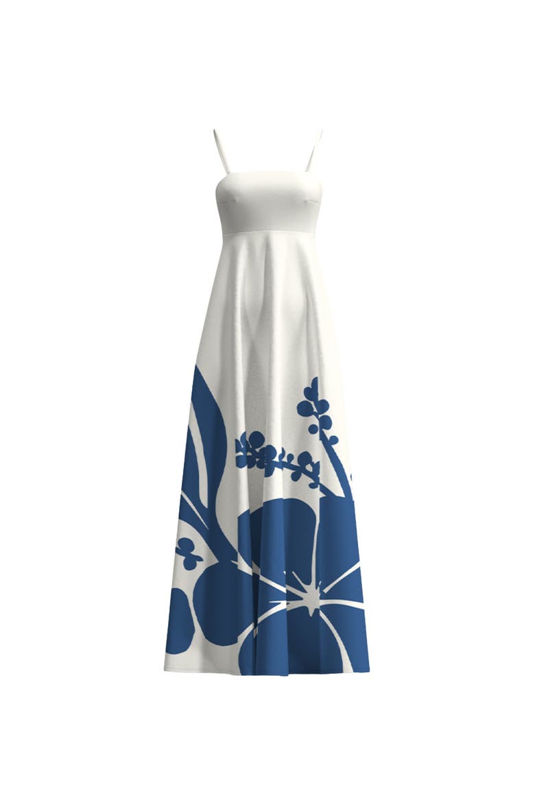 Cotton Poplin Oria Midi Dress Ula, Alternate, color, Ula Navy