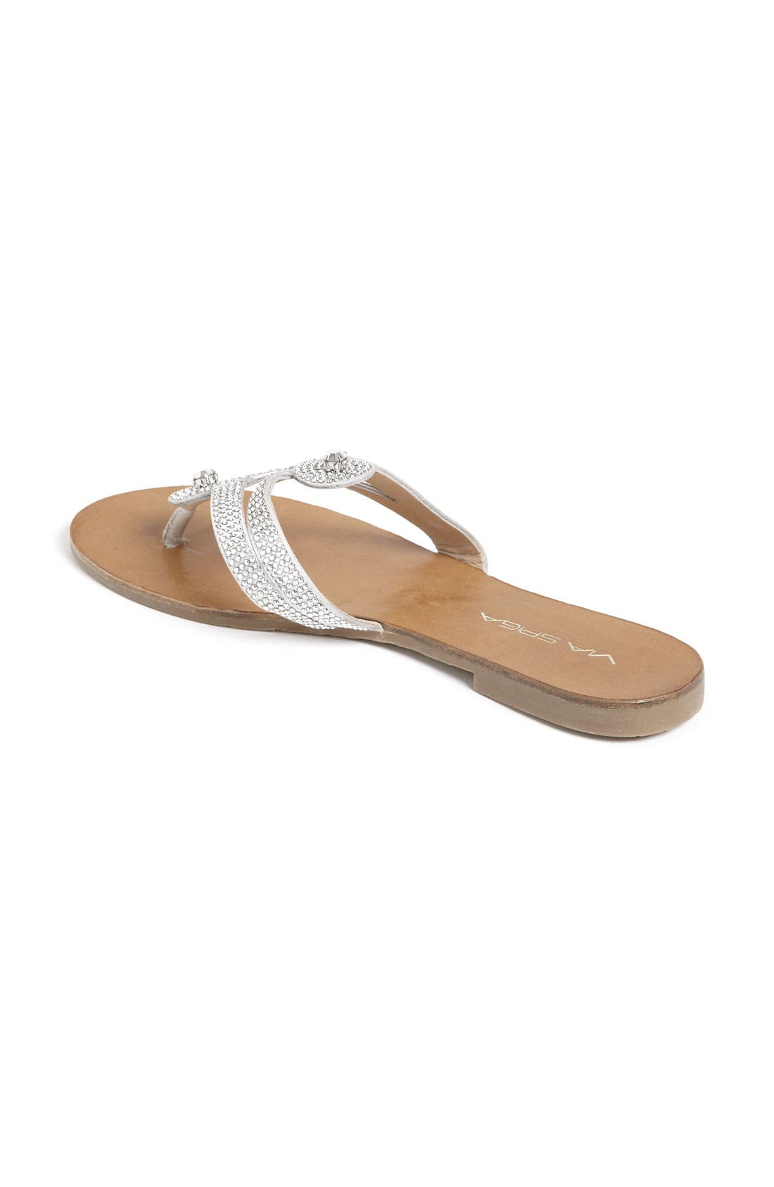 'Shayne' Sandal, Alternate, color, ASH SATIN